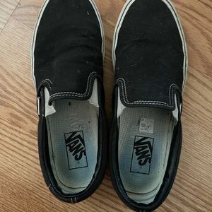 Black slip on vans